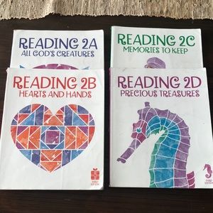 BJU Reading books 2a through 2d